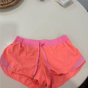 Lululemon Athletica Pink Athletic Shorts Lightweight Elastic Waist